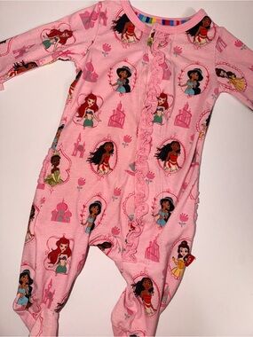 Magnetic Me Pink Girls Princess Character Footed One-Piece